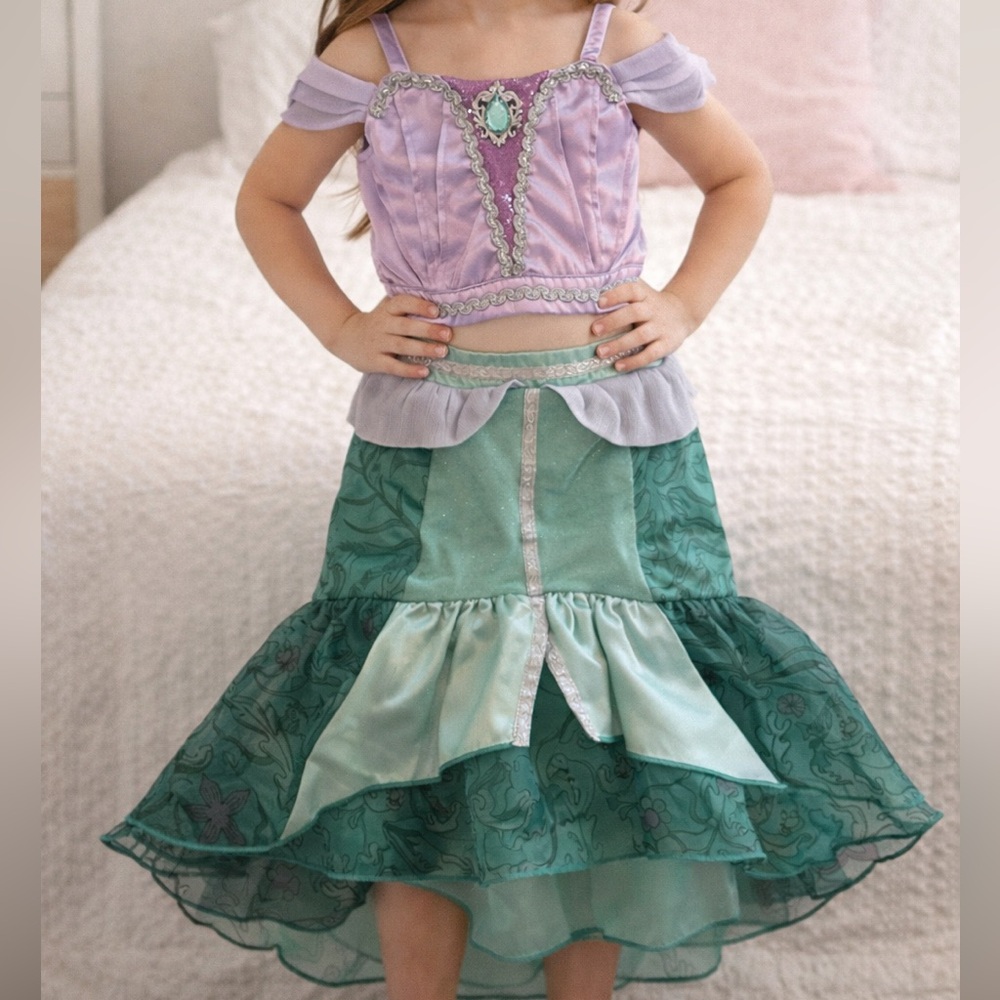 Disney Lilac and Teal Mermaid Princess Costume Set